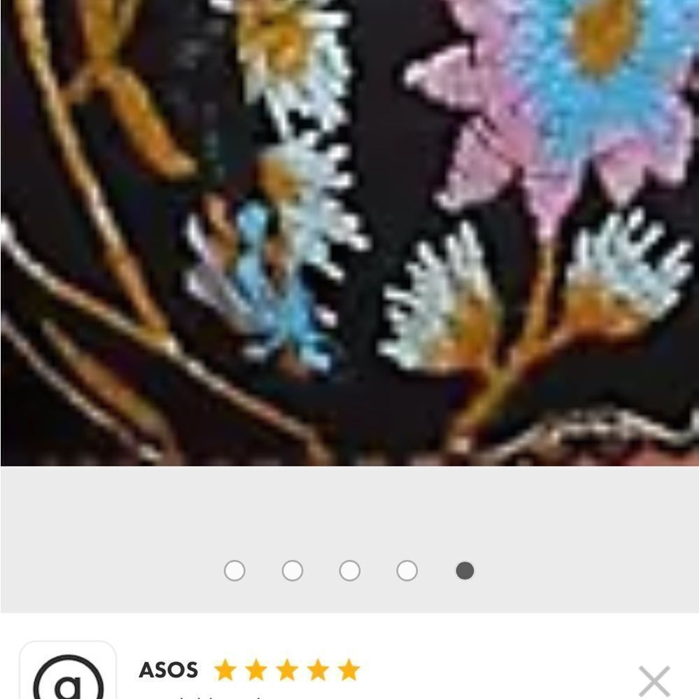 NEW Free people Intimately So Into You Bray Black Lace Floral Embroidered Bra XS - Picture 12 of 12